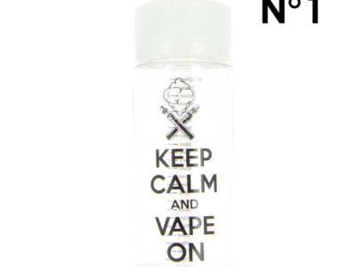 Fiole vide Chubby avec graduation (5ml) 120ml DIY'UP - N°01 Keep Calm
