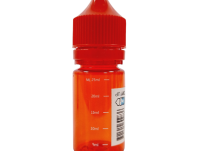 Fiole vide Chubby avec graduation 30ml DIY'UP - Rouge