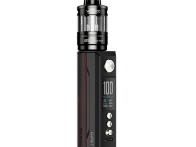 Kit Drag M100S 100W (+ Ato PNP X Pod Tank DTL 5ml) Voopoo - Black & Drakwood