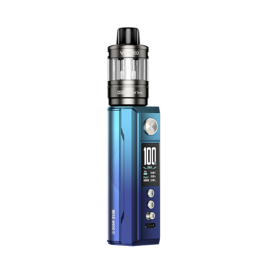Kit Drag M100S 100W (+ Ato PNP X Pod Tank DTL 5ml) Voopoo - Cyan & Blue