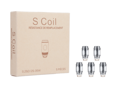 Pack de 5 résistances S-Coil / Sensis Innokin - 0.25 ohm