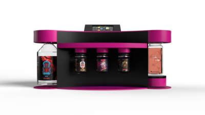 Distributeur de e-liquide - écran tactile 3.5" - Quantum Pink