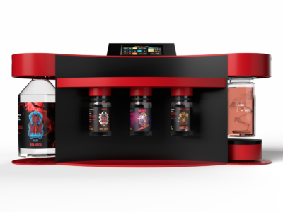 Distributeur de e-liquide - écran tactile 3.5" - Vortex Red