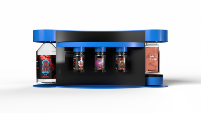 Distributeur de e-liquide - Cyber Blue