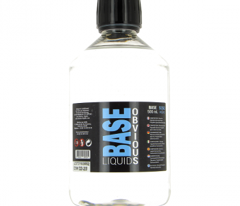 Base 500ml 50/50 00mg Obvious Liquids