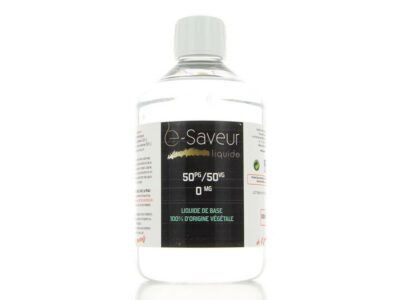 Base 500ml E Saveur 00mg - PG/VG 50/50