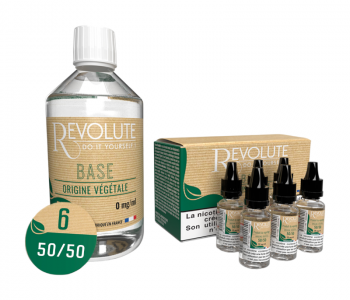 Base Vegetale 50/50 6mg 200ml Revolute