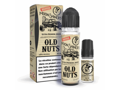 Pack 50ml + 10ml Old Nuts Moonshiners Le French Liquide - 03mg