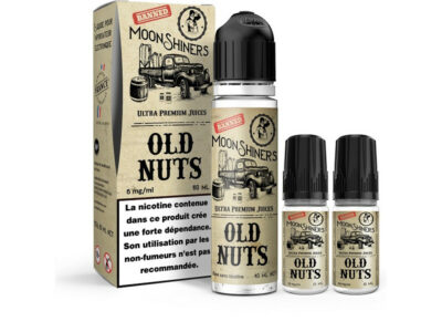 Pack 40ml + 2x10ml Old Nuts Moonshiners - 06mg