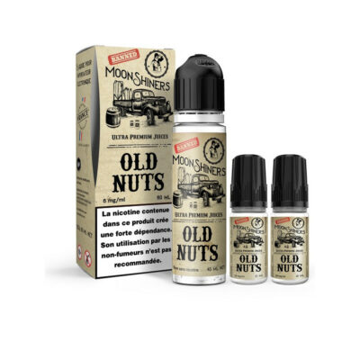 Pack 40ml + 2x10ml Old Nuts Moonshiners - 06mg