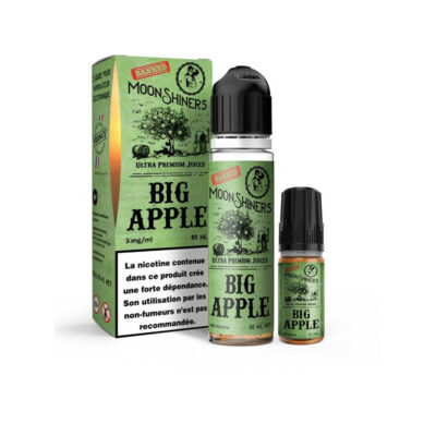 Pack 60ml + 10ml Big Apple Moonshiners Lips - 03 mg