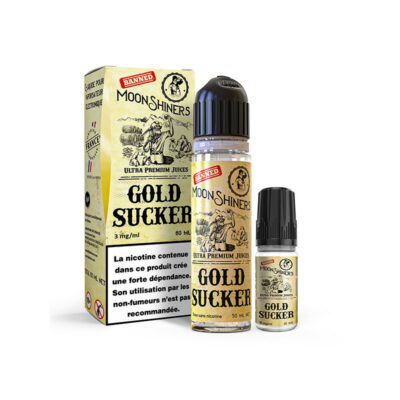 Pack 60ml + 10ml Gold Sucker Moonshiners Lips - 03 mg