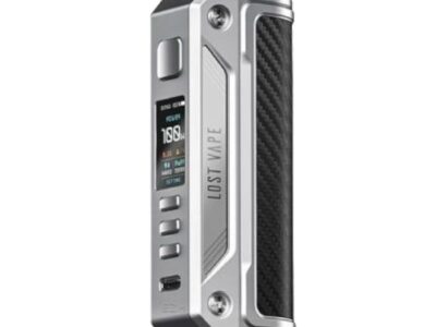 Box Thelema Solo 100W Lost Vape - Silver Carbon Fiber