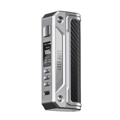 Box Thelema Solo 100W Lost Vape - Silver Carbon Fiber