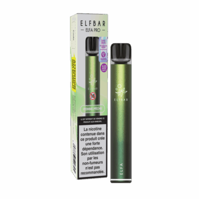 Kit Découverte ELFA Pro 10mg ElfBar - Pomme Pêche / Aurora Green