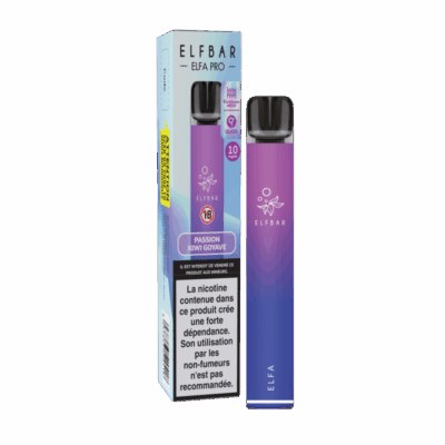 Kit Découverte ELFA Pro 10mg ElfBar - Passion Kiwi Goyave / Aurora Purple