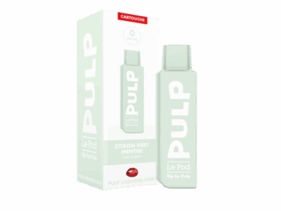 Cartouche Le Pod Flip 2ml 00mg Pulp - Citron Vert Menthe
