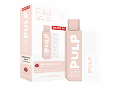 Starter Kit Pod Flip Pulp 2ml 10mg - Fruits Rouges Glacés