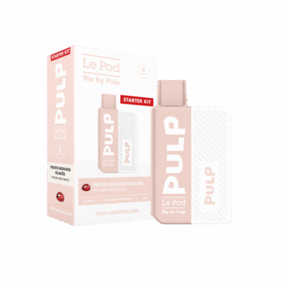 Starter Kit Pod Flip Pulp 2ml 20mg - Fruits Rouges Glacés