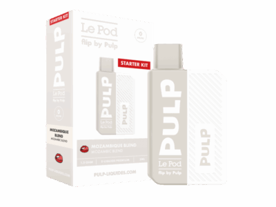 Starter Kit Pod Flip Pulp 2ml 10mg - Mozambique Blend