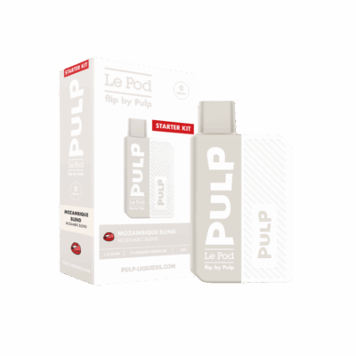 Starter Kit Pod Flip Pulp 2ml 10mg - Mozambique Blend