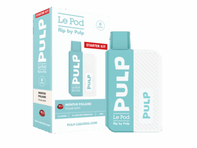Starter Kit Pod Flip Pulp 2ml 10mg - Menthe Polaire