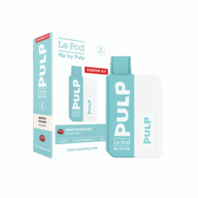 Starter Kit Pod Flip Pulp 2ml 10mg - Menthe Polaire