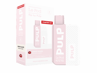 Starter Kit Pod Flip Pulp 2ml 10mg - Cerise Glacée