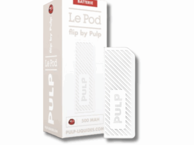 Batterie Pod Flip 500mah Pulp - Blanc