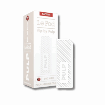 Batterie Pod Flip 500mah Pulp - Blanc