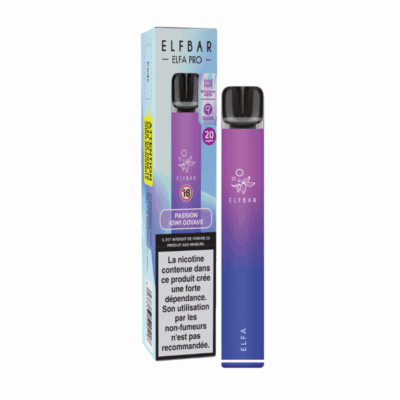 Kit Découverte ELFA Pro 20mg ElfBar - Passion Kiwi Goyave / Aurora Purple