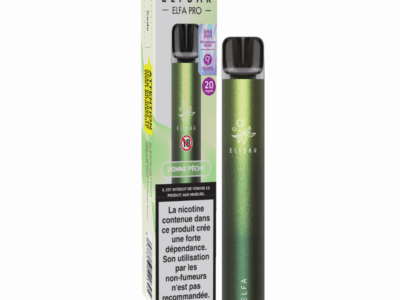 Kit Découverte ELFA Pro 20mg ElfBar - Pomme Pêche / Aurora Green