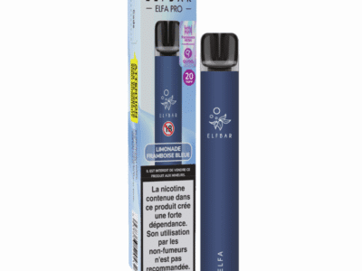 Kit Découverte ELFA Pro 20mg ElfBar - Limonade Framboise Bleue / Navy Blue