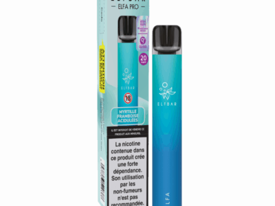 Kit Découverte ELFA Pro 20mg ElfBar - Myrtille Framboise Acidulée / Aurora Blue