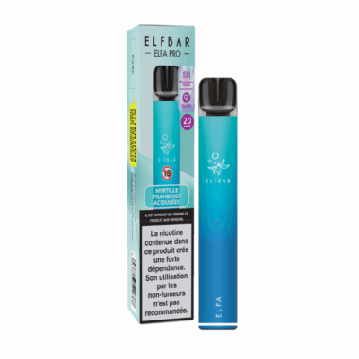 Kit Découverte ELFA Pro 20mg ElfBar - Myrtille Framboise Acidulée / Aurora Blue