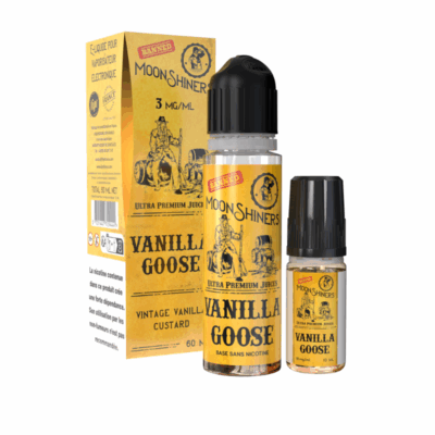 Pack 60ml + 10ml Vanilla Goose Moonshiners Lips - 03 mg