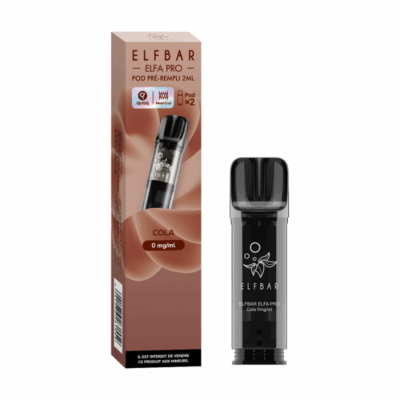 Pack de 2 Pods ELFA Pro 2ml 00mg ElfBar - Cola