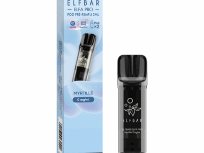 Pack de 2 Pods ELFA Pro 2ml 00mg ElfBar - Myrtille