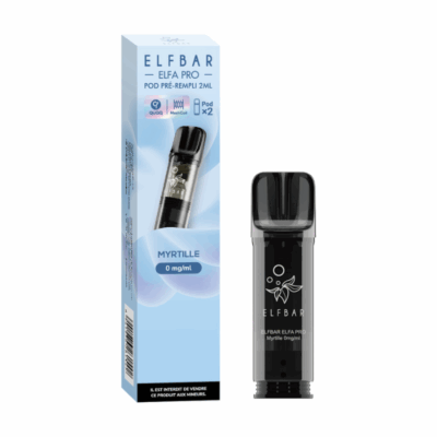 Pack de 2 Pods ELFA Pro 2ml 00mg ElfBar - Myrtille