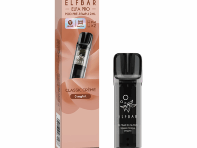 Pack de 2 Pods ELFA Pro 2ml 00mg ElfBar - Classic Crème