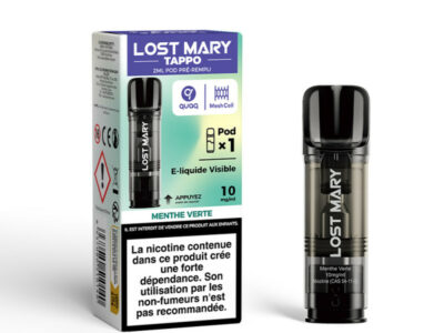Pod Tappo 2ml 10mg Lost Mary - Menthe Verte