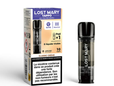 Pod Tappo 2ml 10mg Lost Mary - Classic Crème