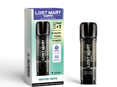 Pod Tappo 2ml 00mg Lost Mary - Menthe Verte