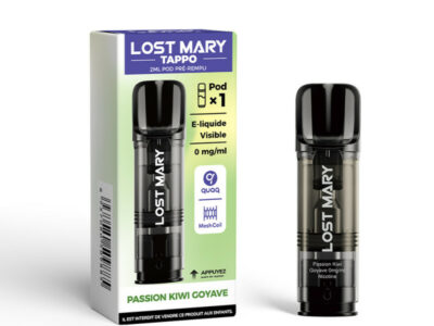 Pod Tappo 2ml 00mg Lost Mary - Passion Kiwi Goyave