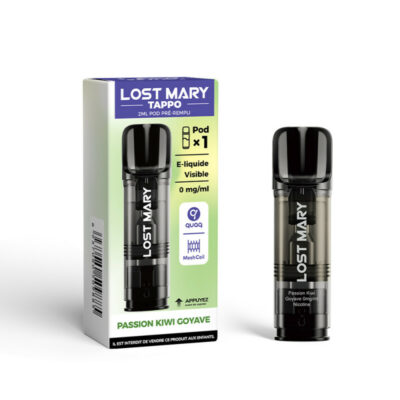 Pod Tappo 2ml 00mg Lost Mary - Passion Kiwi Goyave