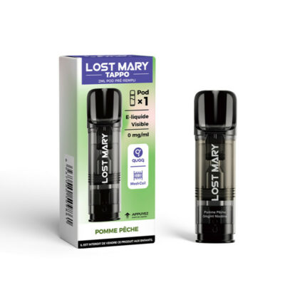Pod Tappo 2ml 00mg Lost Mary - Pomme Pêche