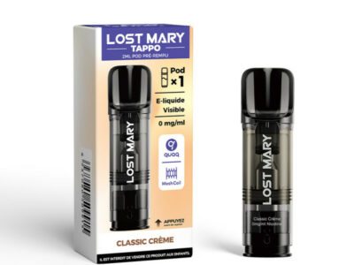 Pod Tappo 2ml 00mg Lost Mary - Classic Crème