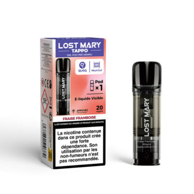 Pod Tappo 2ml 20mg Lost Mary - Fraise Framboise