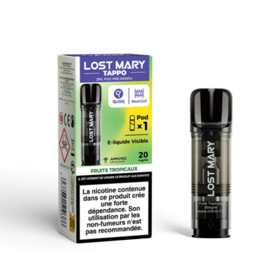 Pod Tappo 2ml 20mg Lost Mary - Fruits tropicaux