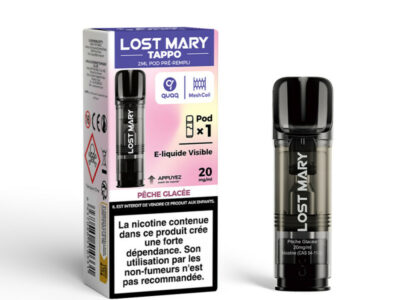 Pod Tappo 2ml 20mg Lost Mary - Pêche Glacée